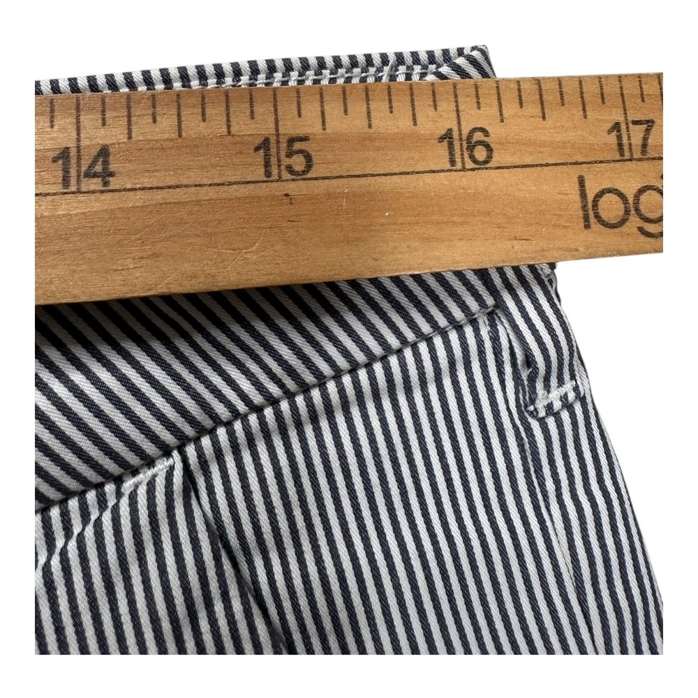 Scotch & Soda Maison Scotch Size 29 Grey/White Striped Bermuda Shorts - Picture 8 of 16